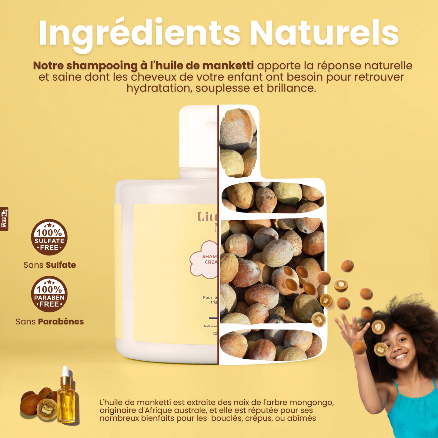 Shampoing Little Nappy Hair -300ML Littlenappyhair