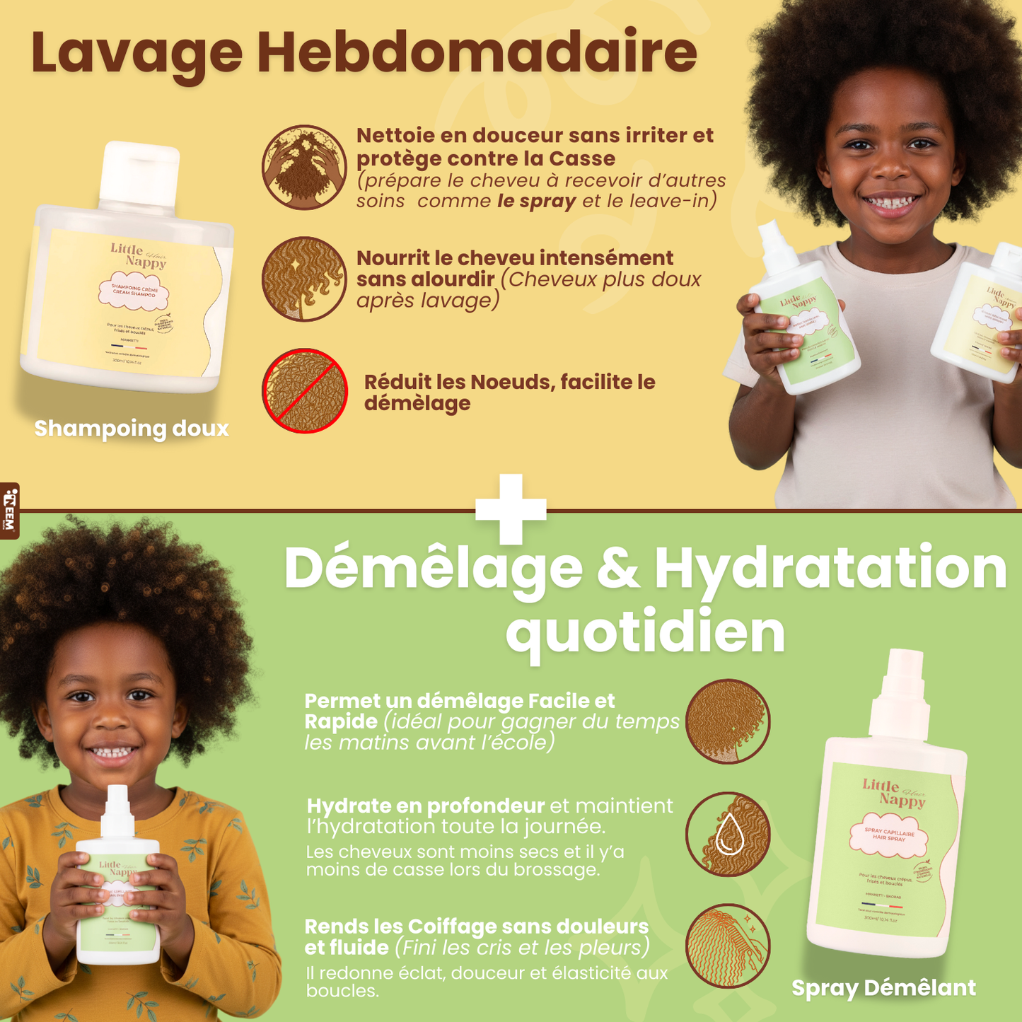 Shampoing Little Nappy Hair -300ML Littlenappyhair