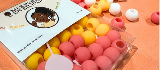 Les perles en silicone pour cheveux : le bon accessoire pour les coiffures afro des enfants Littlenappyhair