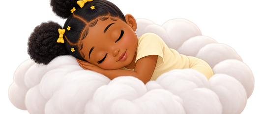 Protéger les cheveux afro des enfants la nuit : bonnet et taie en satin ! Littlenappyhair