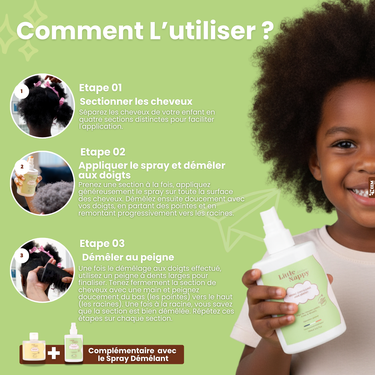 Shampoing Little Nappy Hair -300ML Littlenappyhair