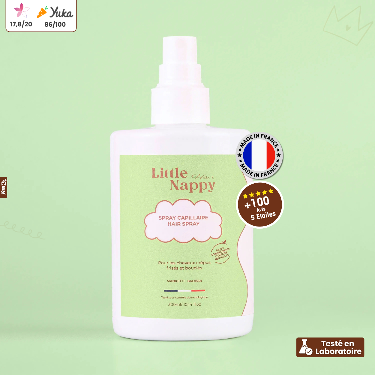 Spray capillaire-300ML Littlenappyhair