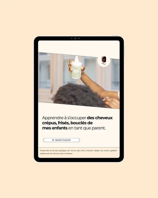 Ebook - Apprendre à s'occuper des cheveux crépus, frisés et bouclée