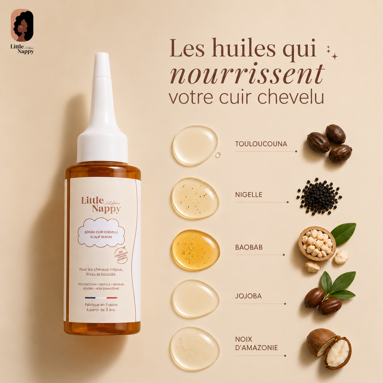Sérum cuir chevelu - 50ML Littlenappyhair
