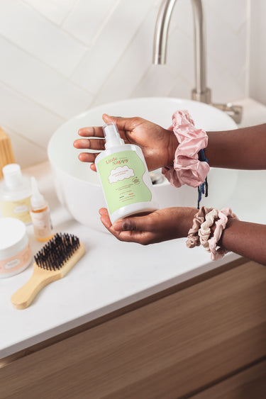 Presentation du spray pour cheveux Little Nappy Hair