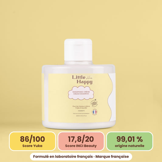 Shampoing crème enfant – scores Yuka et INCI Beauty