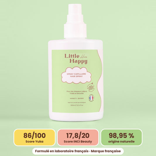 Spray capillaire enfant – scores Yuka et INCI Beauty